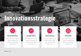 Innovationsstrategie - Schöne HTML5-Vorlage