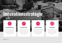 Innovationsstrategie Website-Design