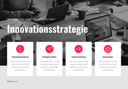 Innovationsstrategie - Premium-Website-Vorlage Für Unternehmen