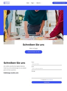 Teilen Sie uns Ihre Anforderungen mit Startseiten