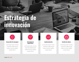 SEO De Página De Destino Para Estrategia De Innovación