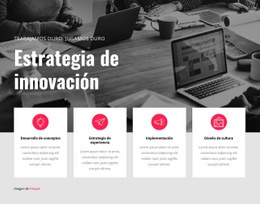 Estrategia De Innovación - Hermosa Plantilla HTML5