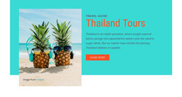 Thailand Tours - HTML Template Code