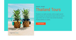Thailand Tours Templates Html5 Responsive Free