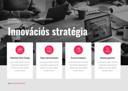 Innovációs Stratégia – Üzleti Prémium Webhelysablon