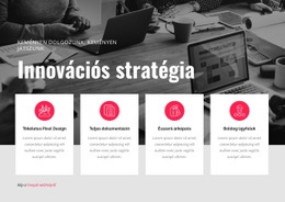 Innovációs Stratégia Weboldal Tervezés
