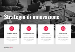 Strategia Di Innovazione Modello Di Layout CSS