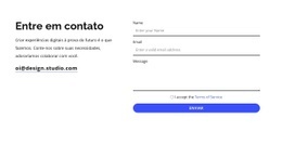 Design De Site Incrível Para Nós Ajudaremos Você A Entrar Em Contato