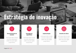 Estratégia De Inovação Design Do Site