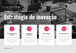 Estratégia De Inovação Modelo De Layout CSS