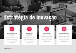 Estratégia De Inovação - Modelo Gratuito