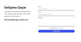 Sizinle Iletişime Geçmenize Yardımcı Olacağız - HTML Ve CSS Şablonu