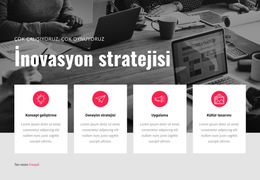 İnovasyon Stratejisi - Iş Premium Web Sitesi Şablonu