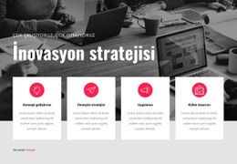 İnovasyon Stratejisi Web Sitesi Tasarımı