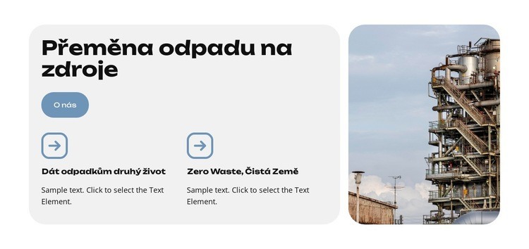 Chytrý odpad Šablona HTML