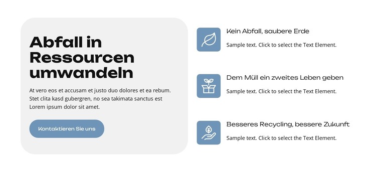 Grüner Planet HTML-Vorlage