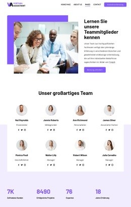 Lernen Sie Unsere Teammitglieder Kennen - Bestes Website-Design