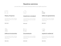 Servicios De Ingeniería Y Construcción De Edificios - Plantilla De Desarrollo Web