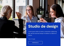 Studio De Design À Londres - Glisser-Déposer Un Modèle De Page