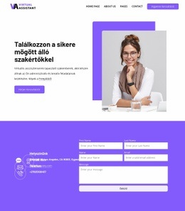 Kapcsolatfelvételi Oldal