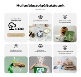 Zero Waste, Clean Earth - Webfejlesztési Sablon