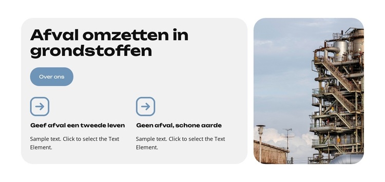 Slim afval WordPress-thema