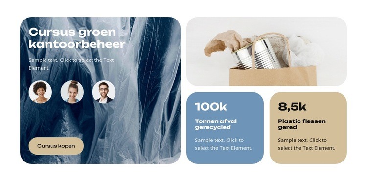 Beter recyclen Website ontwerp