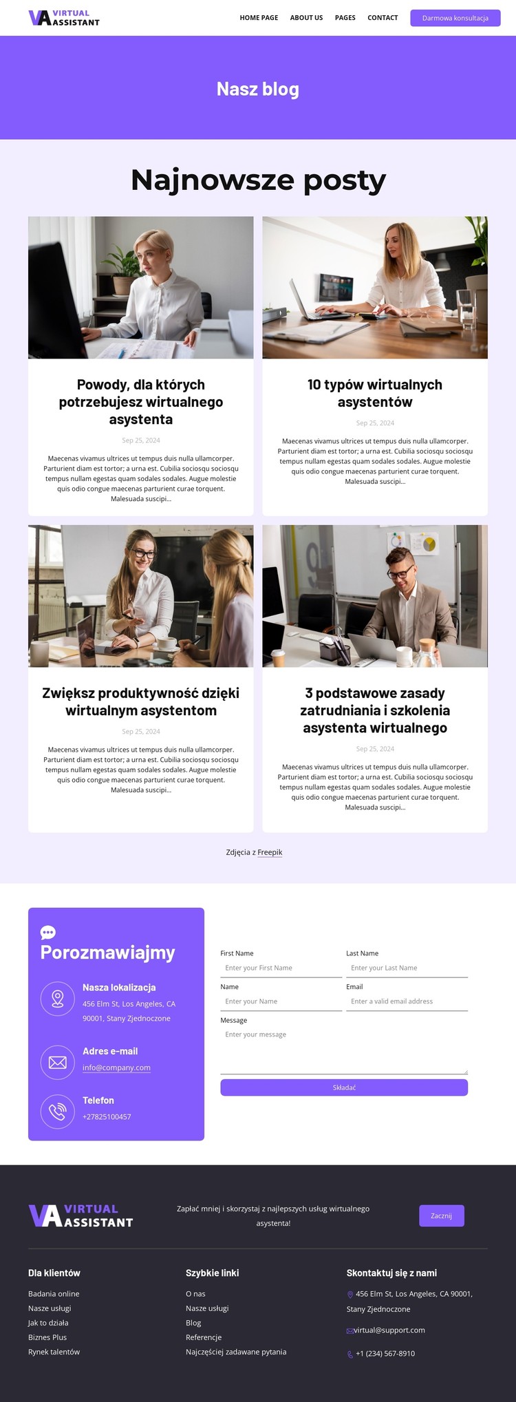 Blog firmy HR Szablon CSS