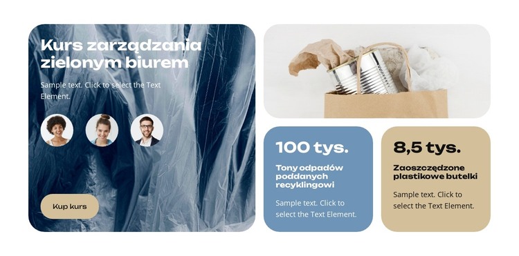 Lepszy recykling Szablon HTML