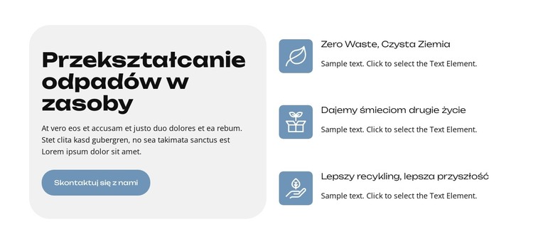 Zielona Planeta Szablon HTML