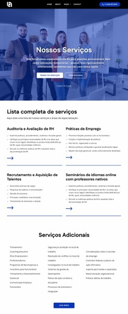 Lista Completa De Serviços