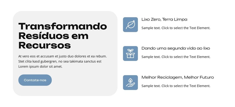 Planeta Verde Modelo de site