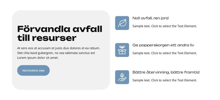 Grön Planet HTML-mall