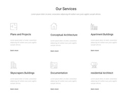 Web Page Design For Building Engineering & Construction Services