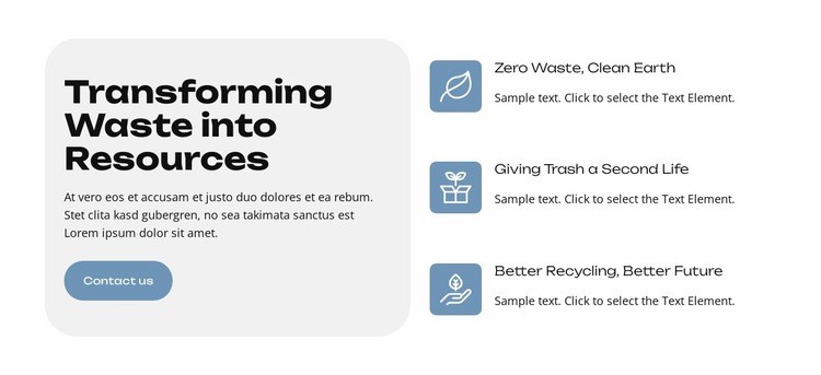 Green Planet Web Page Design