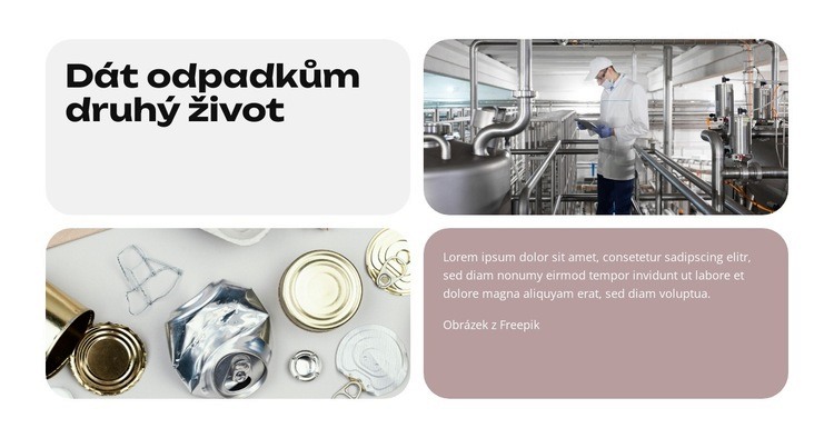 Zelenější budoucnost Šablona HTML