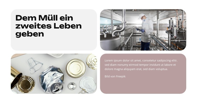 Grünere Zukunft CSS-Vorlage