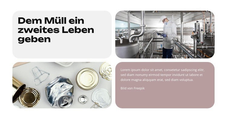 Grünere Zukunft HTML5-Vorlage