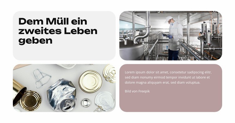 Grünere Zukunft Landing Page