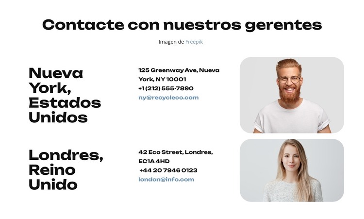 Soluciones para residuos Plantilla HTML