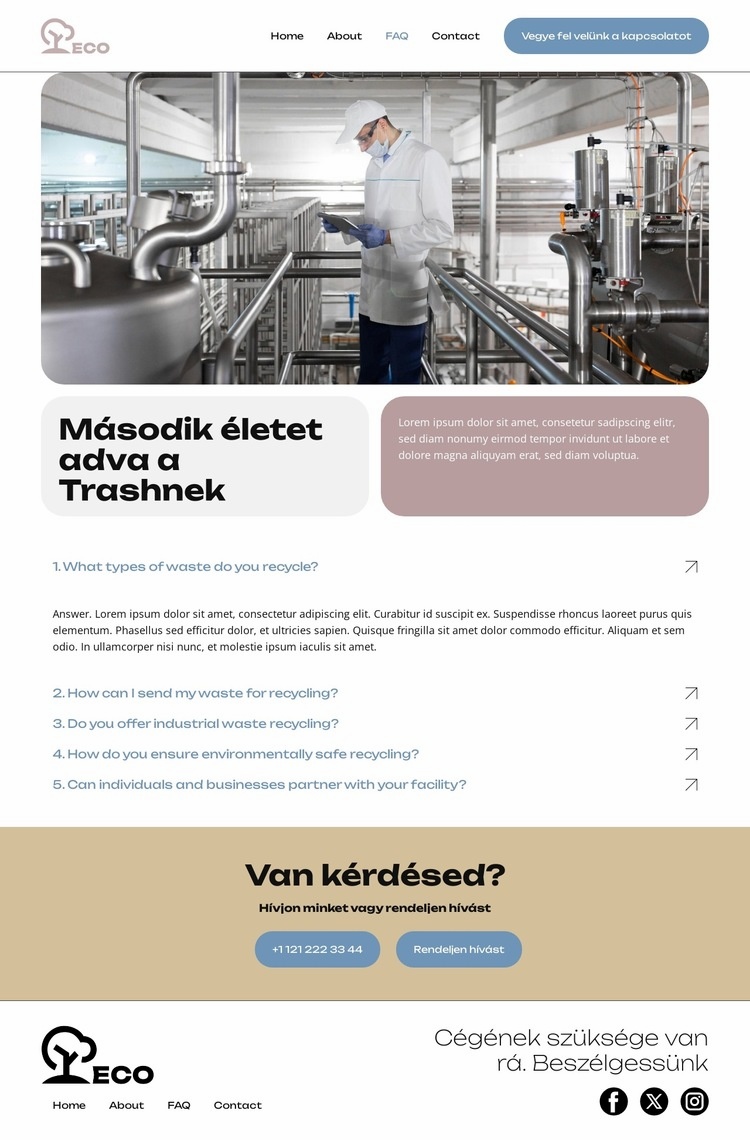 Csökkentse, használja újra, hasznosítsa újra Weboldal tervezés