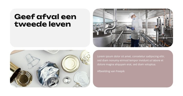 Groenere toekomst CSS-sjabloon