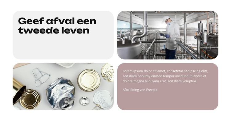 Groenere toekomst HTML-sjabloon