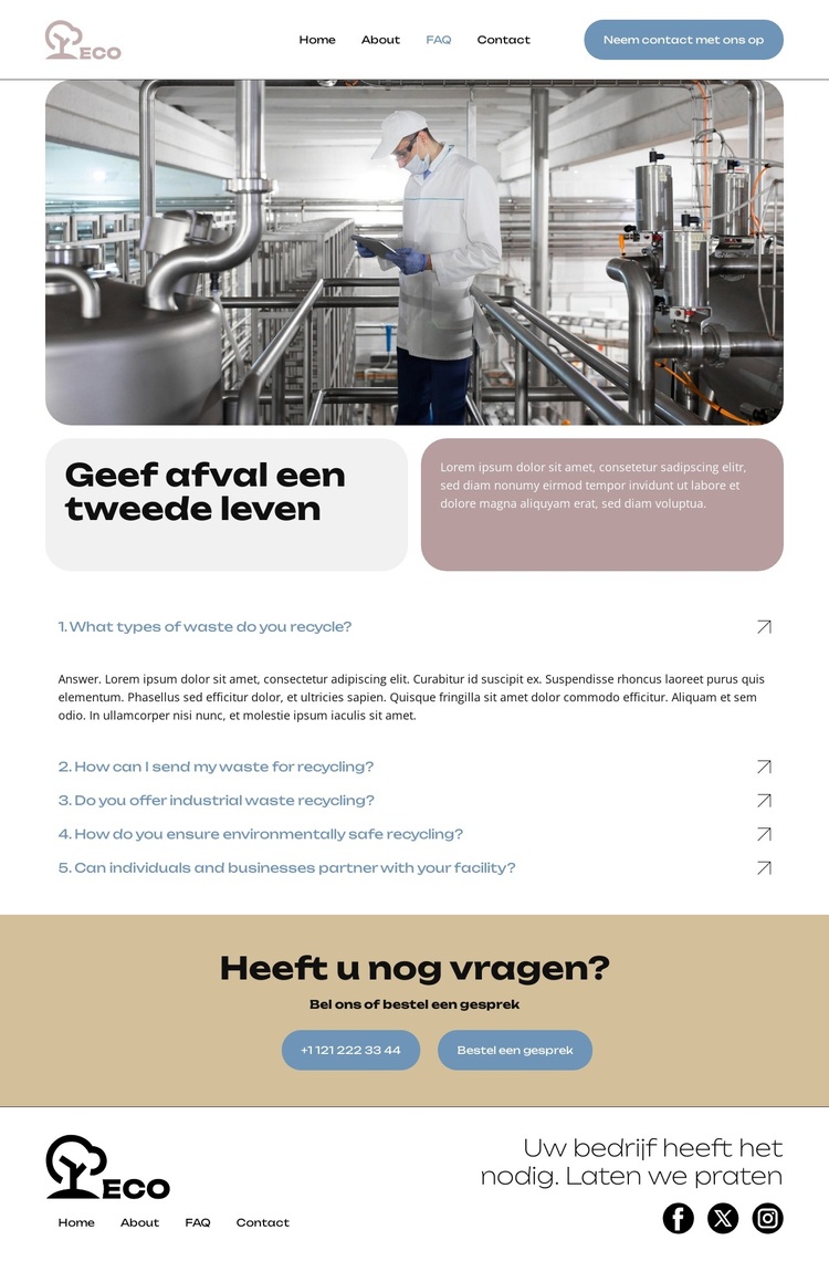 Verminderen, hergebruiken, recyclen WordPress-thema