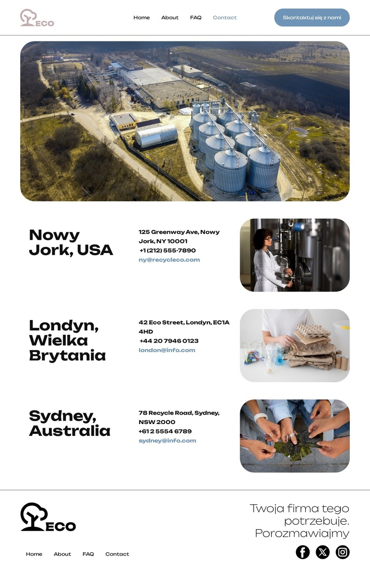 Odpad przyjazny dla środowiska Motyw WordPress