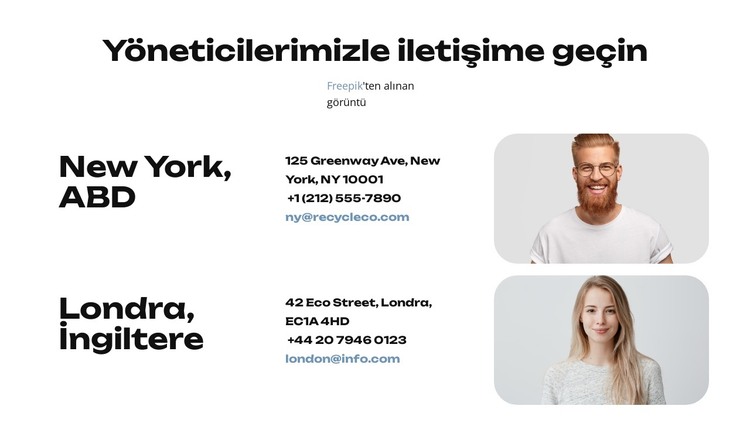 Atık Çözümleri HTML Şablonu