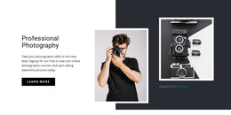 Moderne Professionele Fotografie - HTML-Sjabloon Downloaden