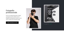 Fotografia Professionale Moderna - HTML Website Creator