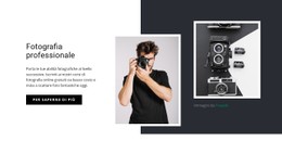 Layout CSS Per Fotografia Professionale Moderna