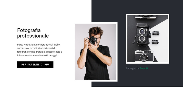 Fotografia professionale moderna Modello HTML